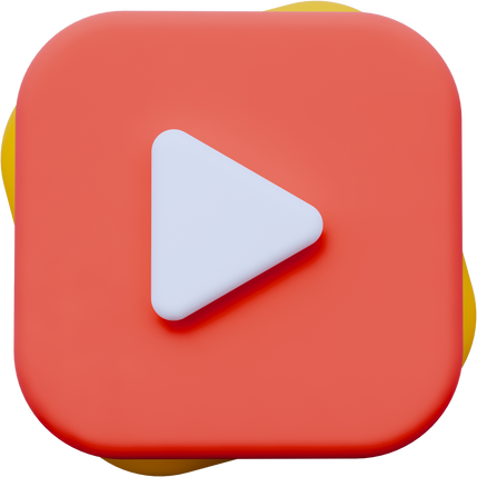 Videos 3D Icon