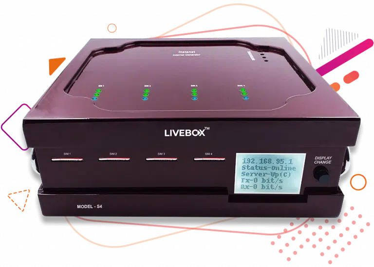 4 Sim Bonding Router Livebox Livebox